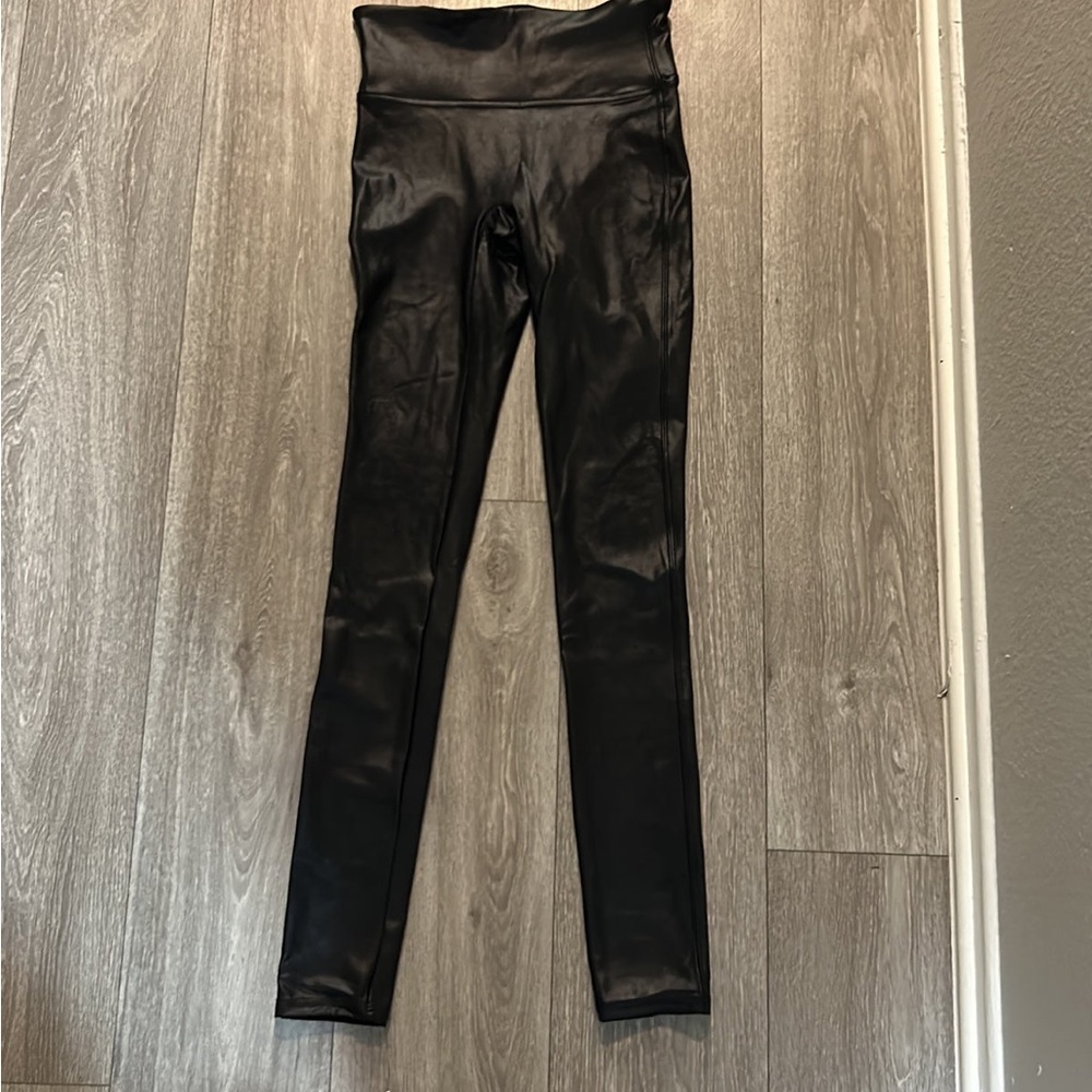 Spanx faux leather leggings